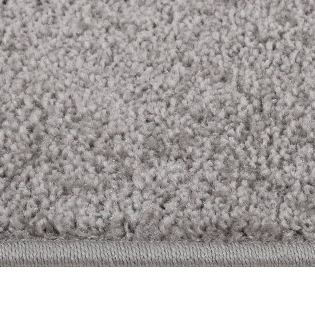 Tappeto a Pelo Corto 140x200 cm Grigio