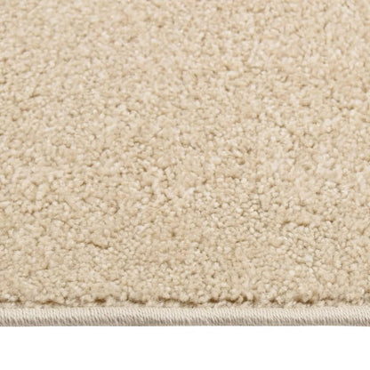 Tappeto a Pelo Corto 80x150 cm Beige