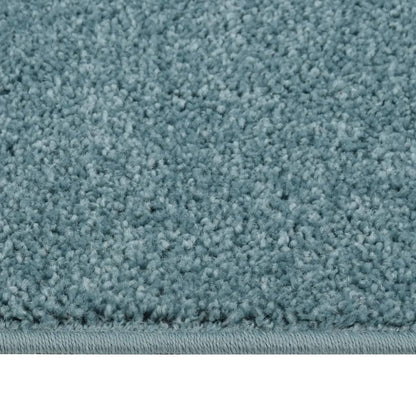 Tappeto a Pelo Corto 140x200 cm Blu