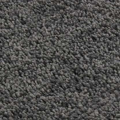 Tappeto Shaggy Grigio Scuro 120x170 cm Antiscivolo