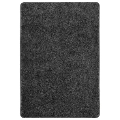 Tappeto Shaggy Grigio Scuro 160x230 cm Antiscivolo