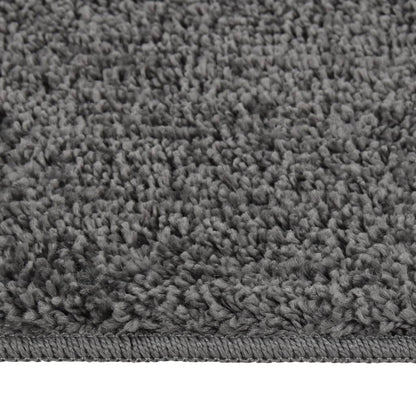 Tappeto Shaggy Grigio Scuro 200x290 cm Antiscivolo