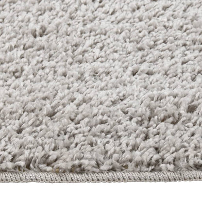 Tappeto Shaggy Grigio Chiaro 80x150 cm Antiscivolo