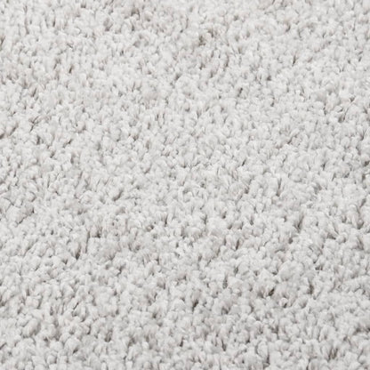 Tappeto Shaggy Grigio Chiaro 160x230 cm Antiscivolo