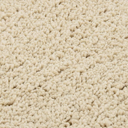 Tappeto Shaggy Crema 120x170 cm Antiscivolo