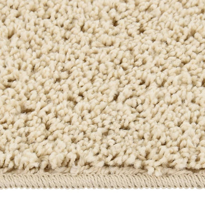 Tappeto Shaggy Crema 160x230 cm Antiscivolo