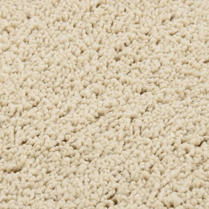 Tappeto Shaggy Crema 160x230 cm Antiscivolo