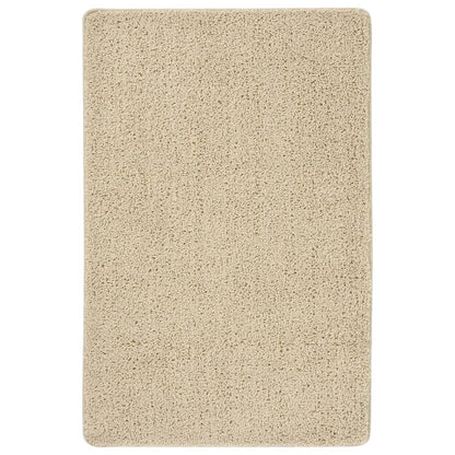 Tappeto Shaggy Crema 200x290 cm Antiscivolo