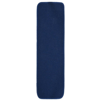 Tappetini per Scale 15 pz 75x20 cm Blu Antiscivolo Rettangolari