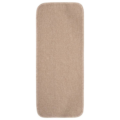 Tappetini Scale 15 pz 60x25 cm Beige Antiscivolo Rettangolari