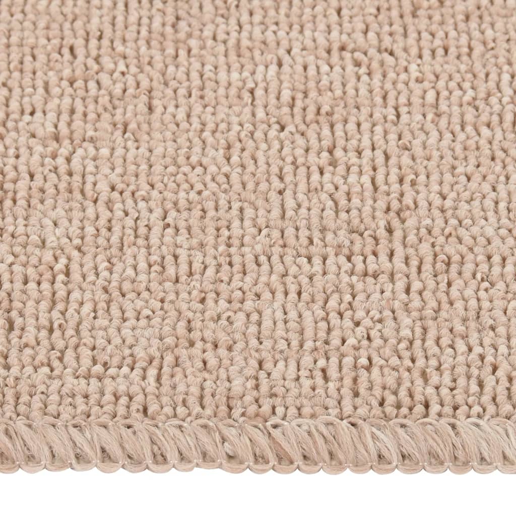 Tappetini Scale 15 pz 60x25 cm Beige Antiscivolo Rettangolari