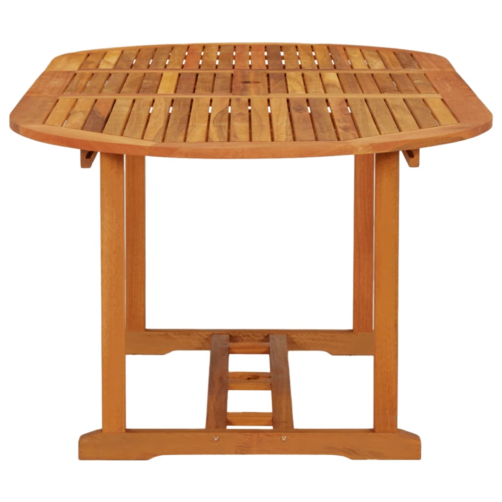 Tavolo da Giardino 200x100x75 cm in Legno Massello di Eucalipto