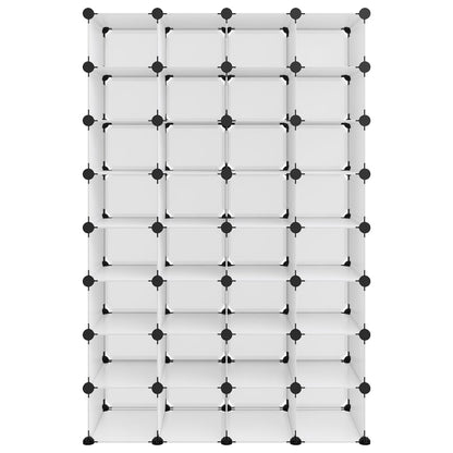 Scarpiera Trasparente 93x36,5x140 cm in PP