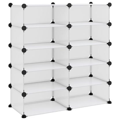 Scarpiera Trasparente 84x32x88,5 cm in PP