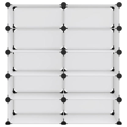 Scarpiera Trasparente 84x32x88,5 cm in PP