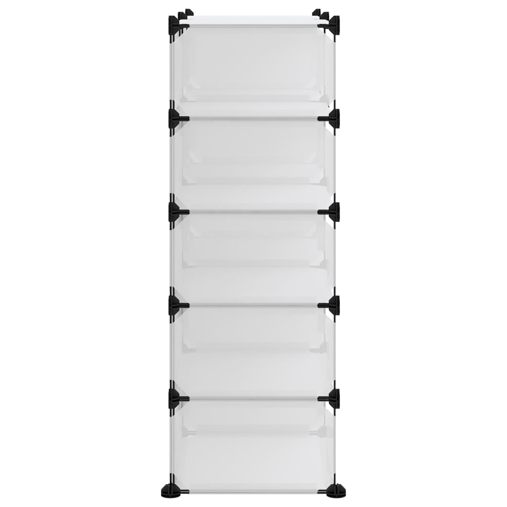 Scarpiera Trasparente 84x32x88,5 cm in PP