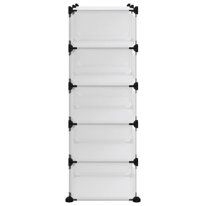 Scarpiera Trasparente 84x32x88,5 cm in PP