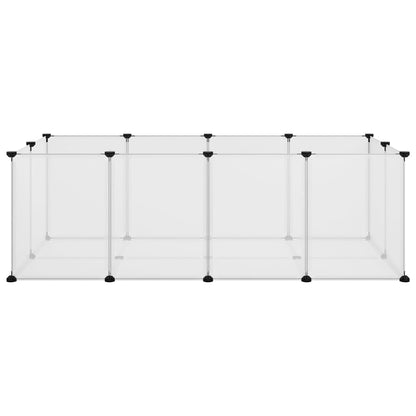 Gabbia per Piccoli Animali Trasparente 144x74x46,5cm PP Acciaio