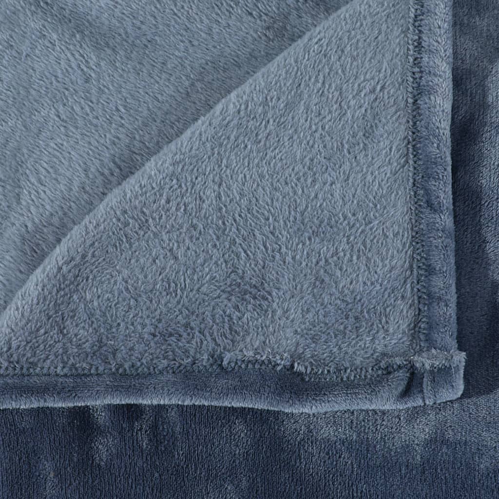 Coperta Grigia Brillante 130x170 cm in Poliestere