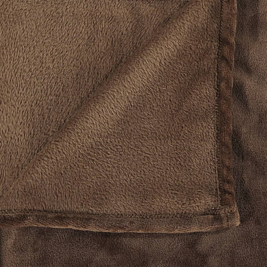 Coperta Marrone Cacao 150x200 cm in Poliestere