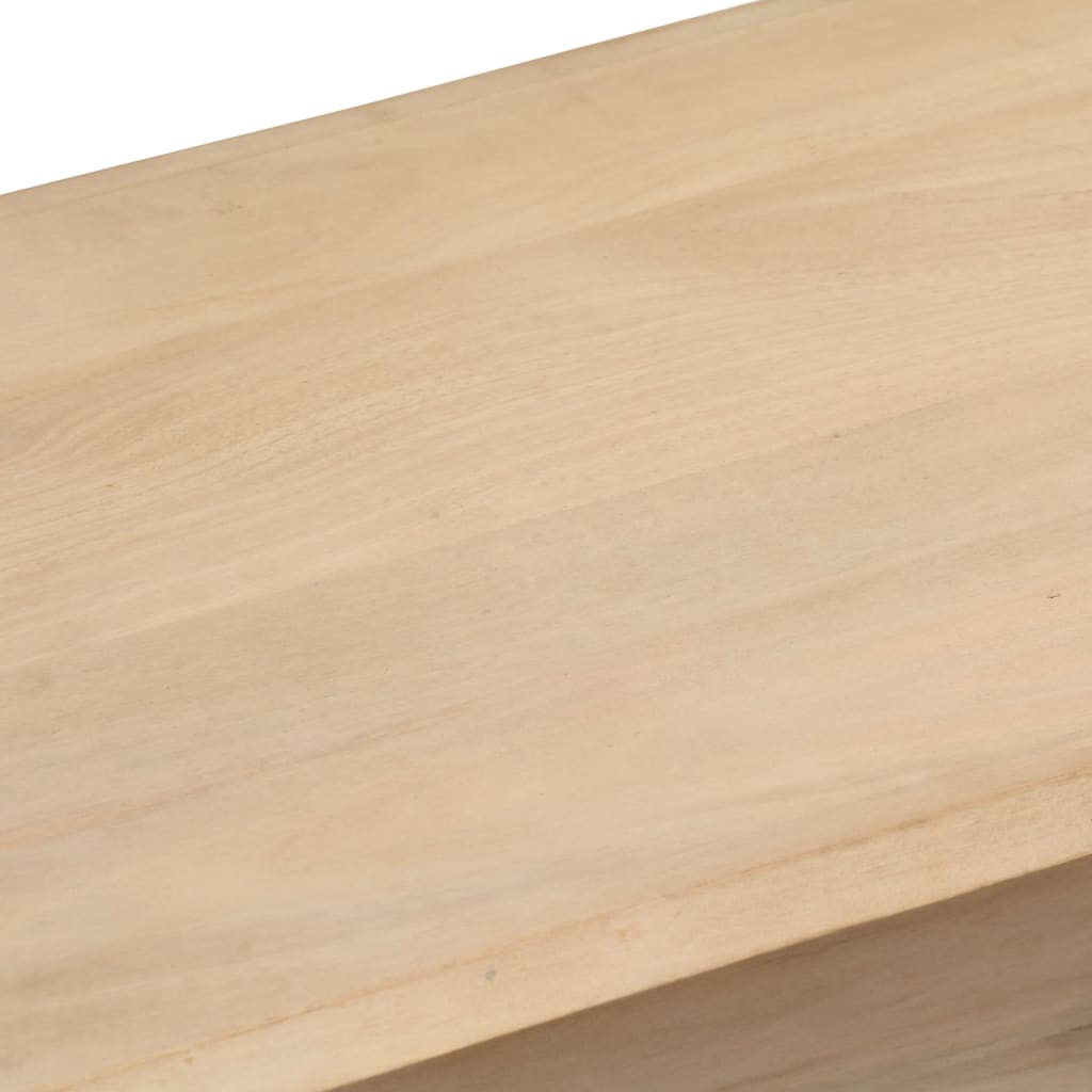 Tavolino da Salotto 95x40x45 cm in Legno Massello di Mango