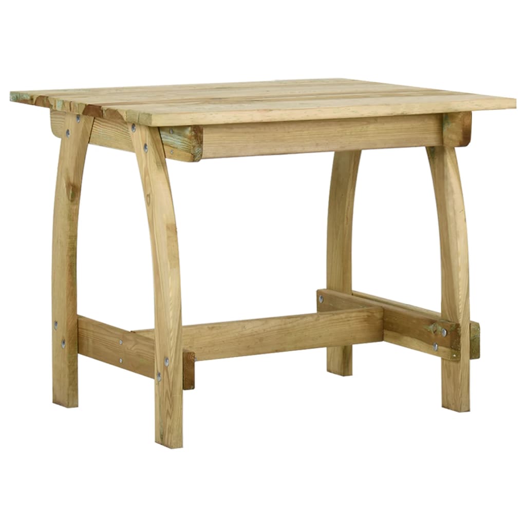 Set da Pranzo da Giardino 3 pz in Legno di Pino Impregnato
