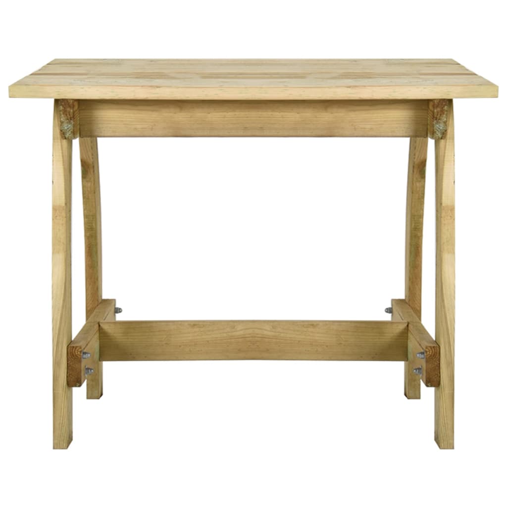 Set da Pranzo da Giardino 3 pz in Legno di Pino Impregnato