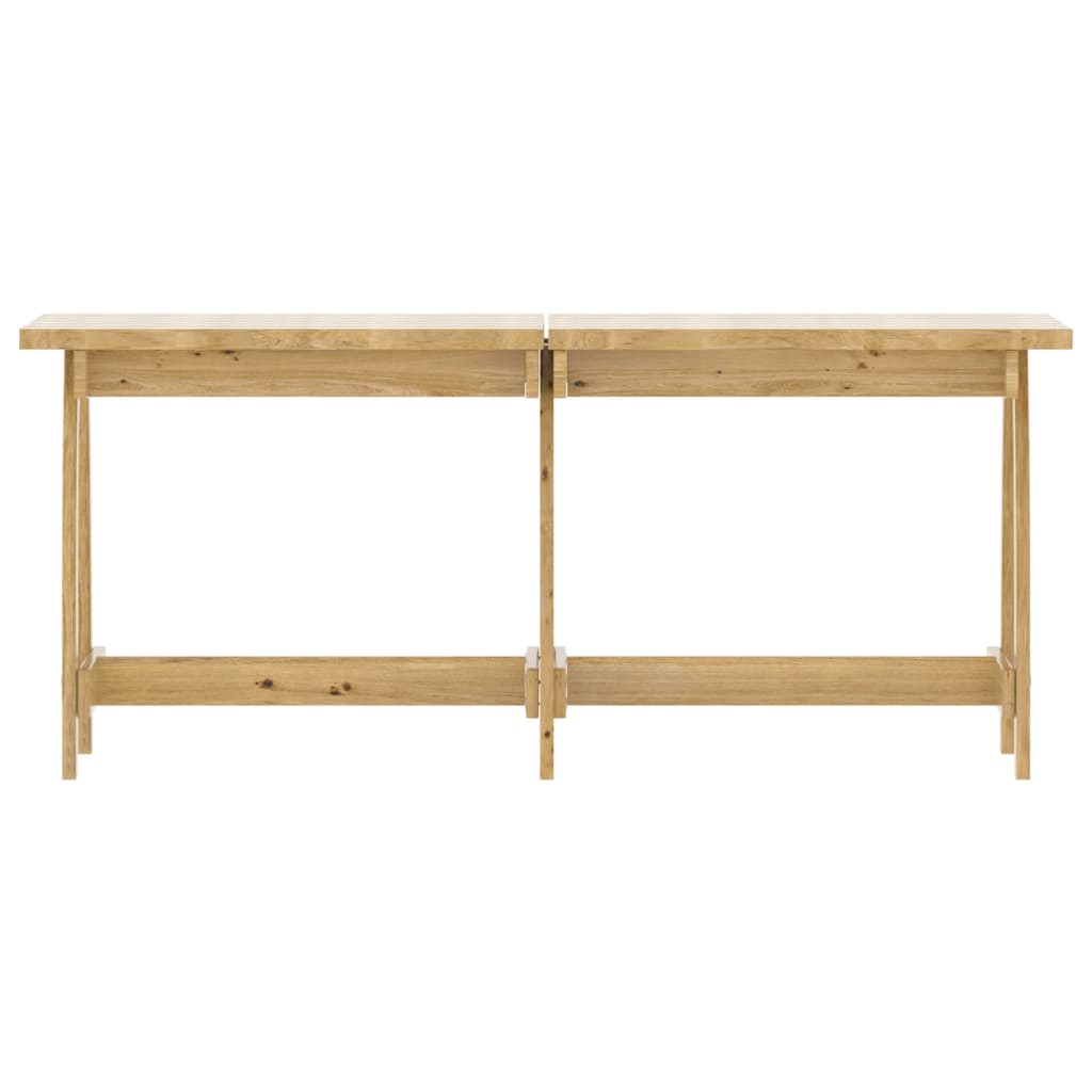 Set da Pranzo da Giardino 3 pz in Legno di Pino Impregnato