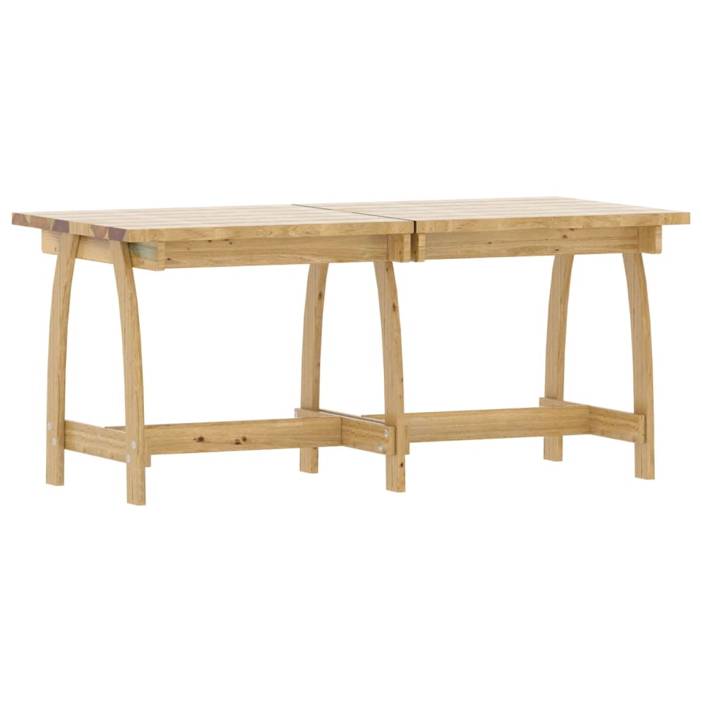 Set da Pranzo da Giardino 6 pz in Legno di Pino Impregnato