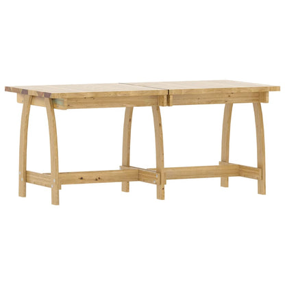Set da Pranzo da Giardino 6 pz in Legno di Pino Impregnato