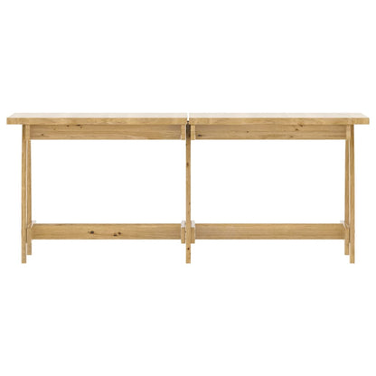 Set da Pranzo da Giardino 6 pz in Legno di Pino Impregnato
