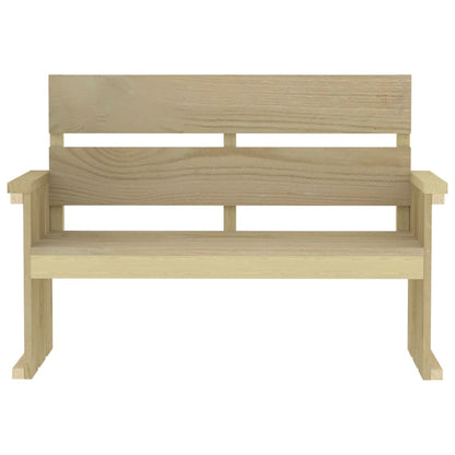 Set da Pranzo da Giardino 3 pz in Legno di Pino Impregnato