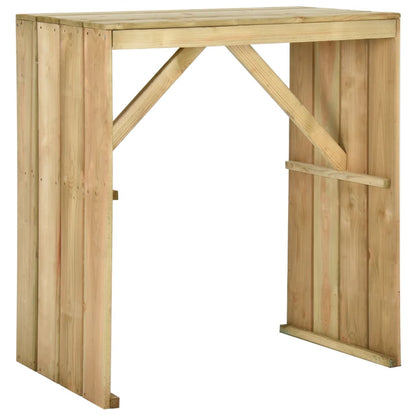 Set BistrÃ² da Giardino 5 pz in Legno di Pino Impregnato
