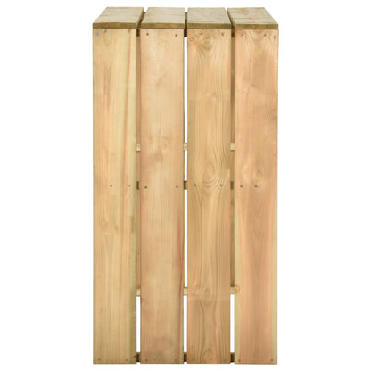 Set BistrÃ² da Giardino 5 pz in Legno di Pino Impregnato