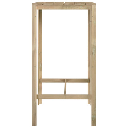 Set BistrÃ² da Giardino 3 pz in Legno di Pino Impregnato