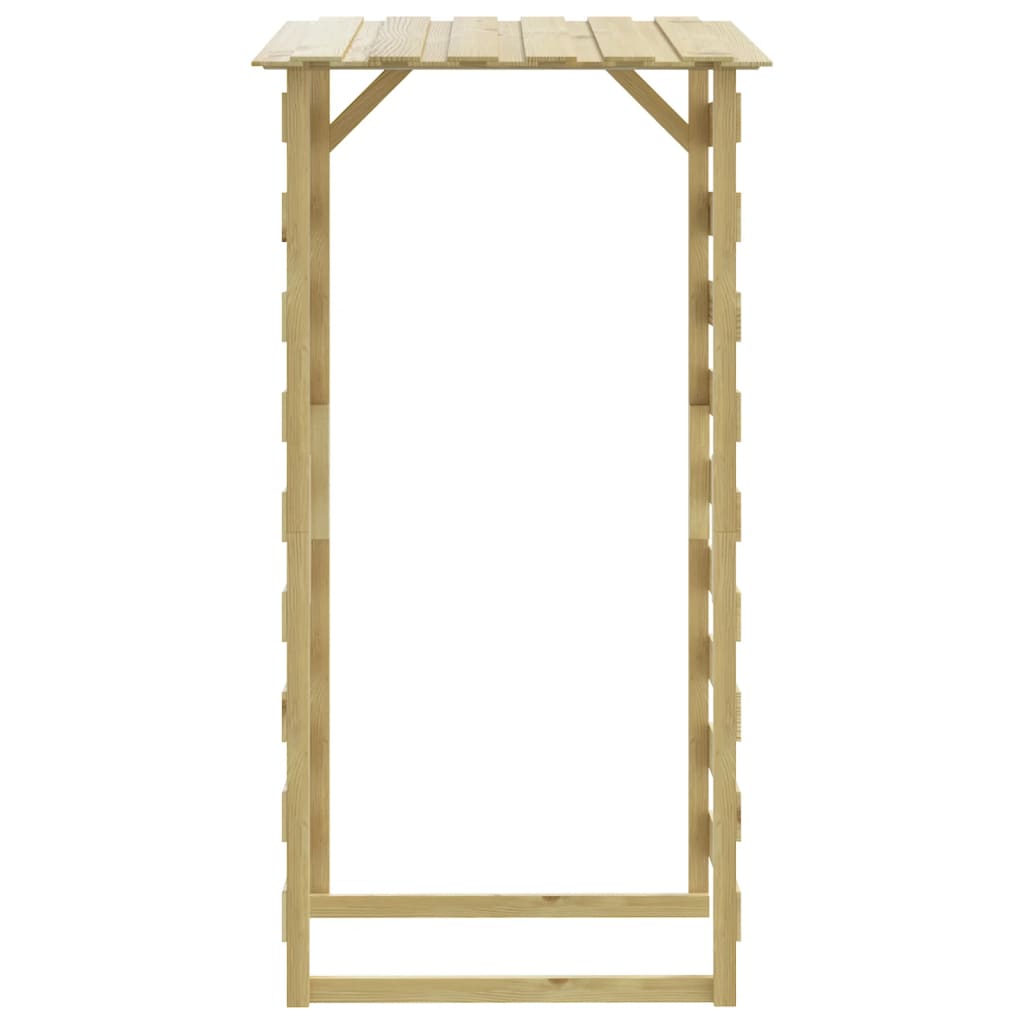 Pergole con Tetto 3 pz 100x90x200 cm Legno di Pino Impregnato