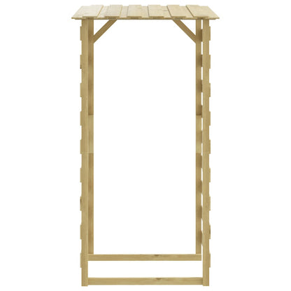 Pergole con Tetto 4 pz 100x90x200 cm Legno di Pino Impregnato