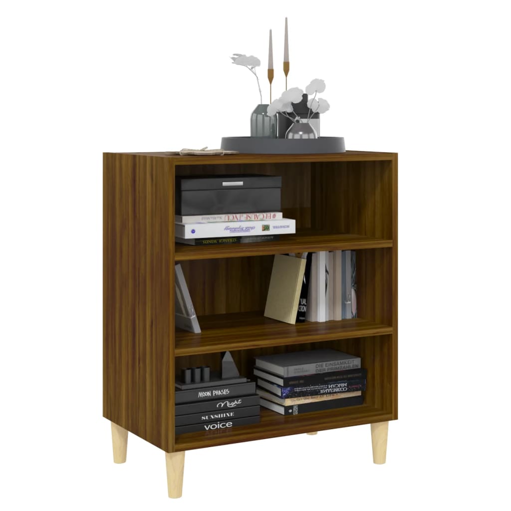 Credenza Rovere Marrone 57x35x70 cm in Truciolato