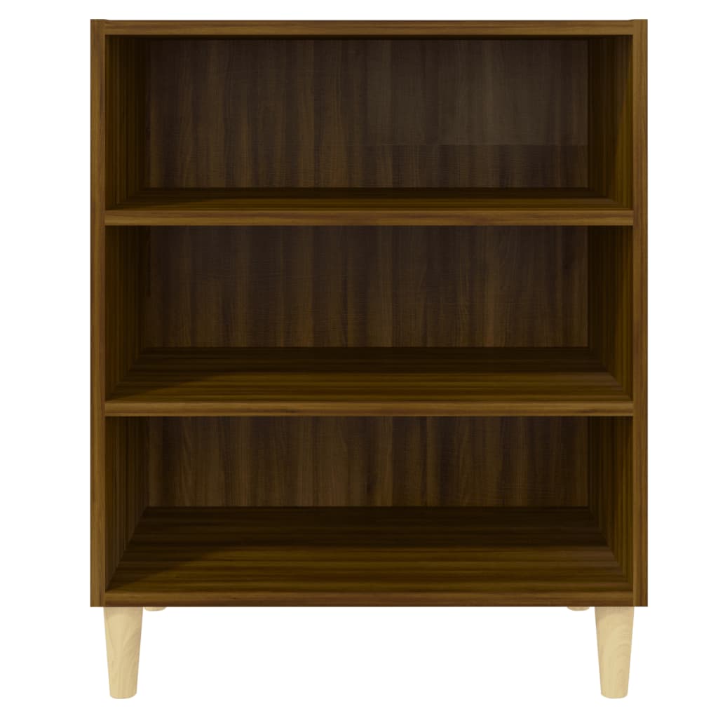 Credenza Rovere Marrone 57x35x70 cm in Truciolato