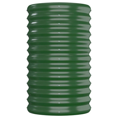Letto Giardino Acciaio Verniciato a Polvere 152x40x68 cm Verde