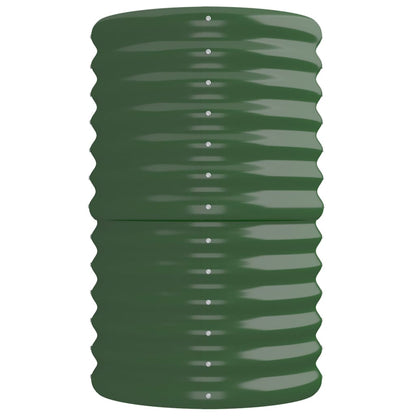 Letto Giardino Acciaio Verniciato a Polvere 224x40x68 cm Verde