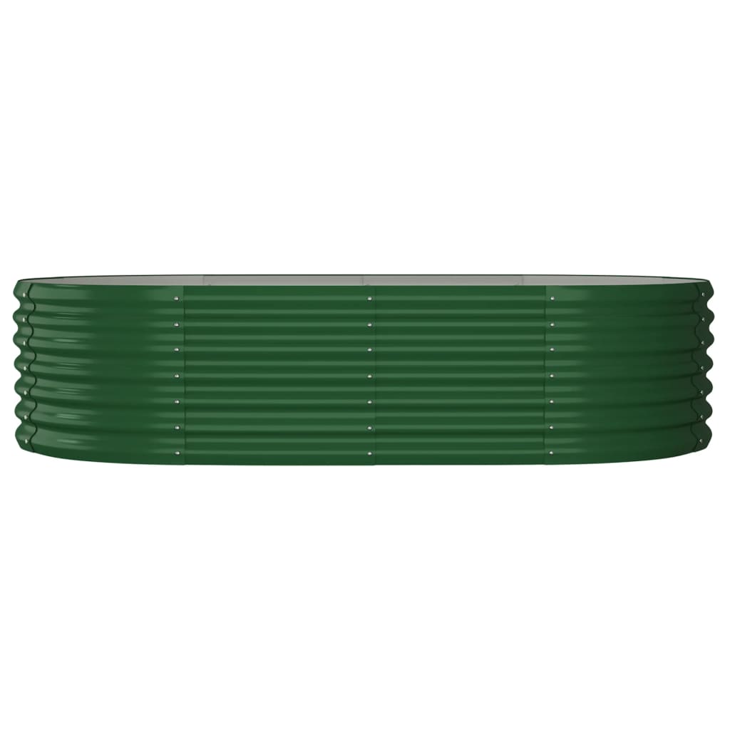 Letto Giardino Acciaio Verniciato a Polvere 152x80x36 cm Verde