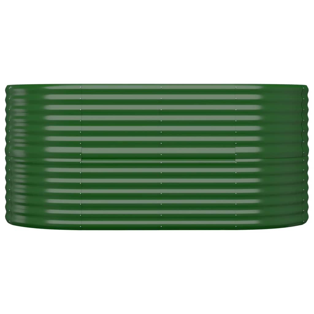 Letto Giardino Acciaio Verniciato a Polvere 152x80x68 cm Verde