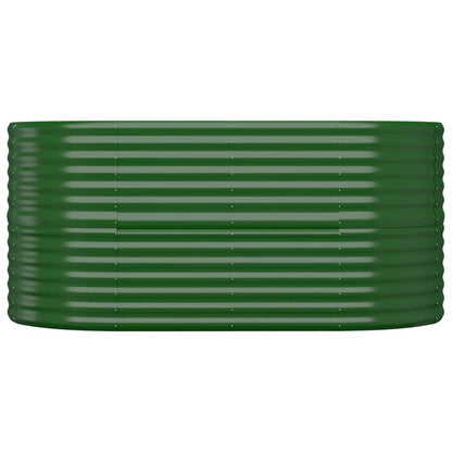 Letto Giardino Acciaio Verniciato a Polvere 152x80x68 cm Verde