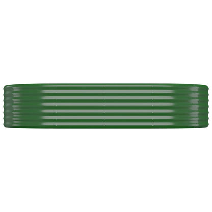 Letto Giardino Acciaio Zincato 175x100x36 cm Verde