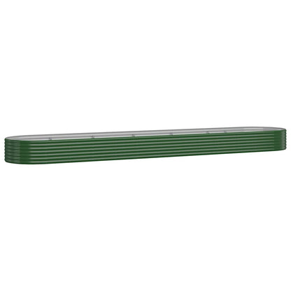 Letto Giardino Acciaio Zincato 507x100x36 cm Verde