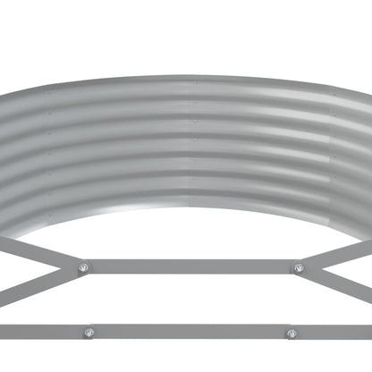 Letto Giardino Acciaio Zincato 507x100x36 cm Verde