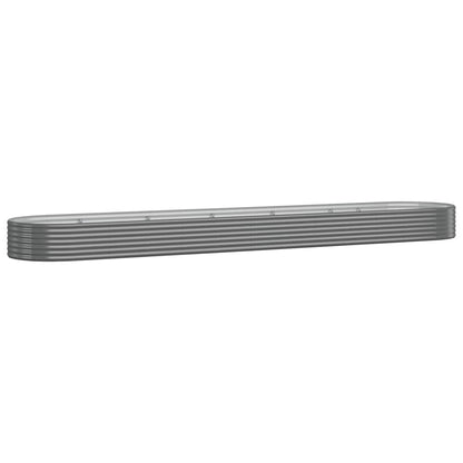 Letto Giardino Acciaio Verniciato a Polvere 507x100x36cm Grigio