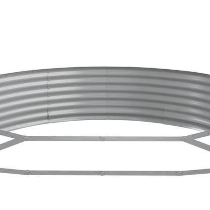 Letto Giardino Acciaio Zincato 296x140x36 cm Verde
