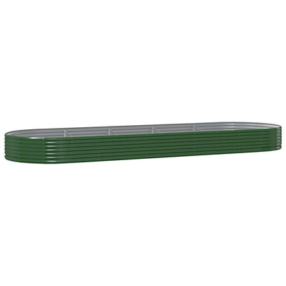 Letto Giardino Acciaio Zincato 450x140x36 cm Verde